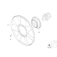 Visco sprzęgło BMW E46 E39 E38 X5 318d 320d 330d 520d 525d 530d 730d - 11522249216
