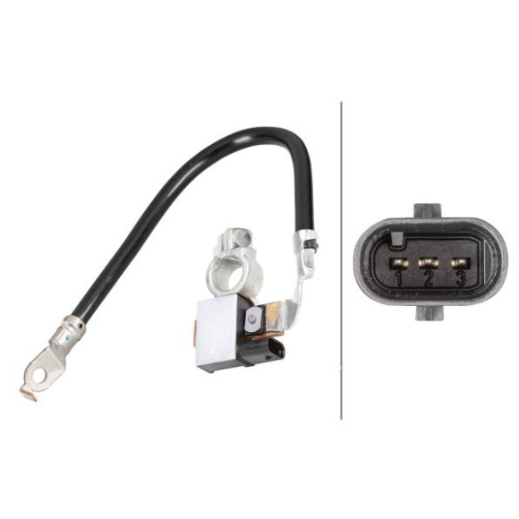 Przewód akumulatora minus IBS BMW E60 E61 E70 X5 E71 X6 E93 MINI R55 R56 R57 R58 R60 R61 - 12427603567