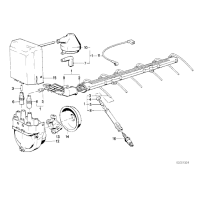 Palec BMW E30 E36 E34 E32 E38 316 318 320 323 325 520 525 530 535 730 735 750, silniki M40 M20 M30 M70 - 12111734110