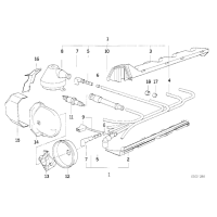 Kopułka BMW E30 E36 E34 316i 318i 518i M40 - 12111734109