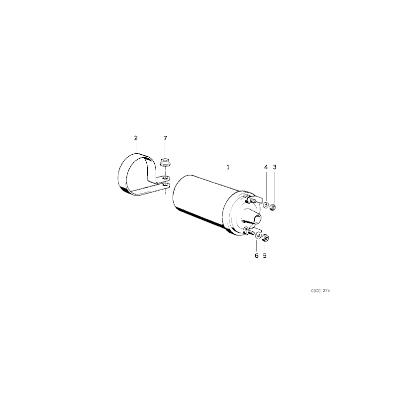 Cewka zapłonowa BMW E30 E32 E34 E36 316 318 320 325 520 525 530 535 730 735 750 - 12131286087