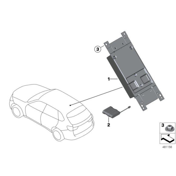Akumulatorek BMW F12 F13 F15 F16 F20 F21 F25 F30 F31 - 84102447710