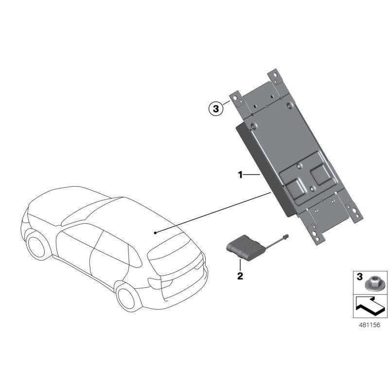 Akumulatorek BMW F12 F13 F15 F16 F20 F21 F25 F30 F31 - 84102447710