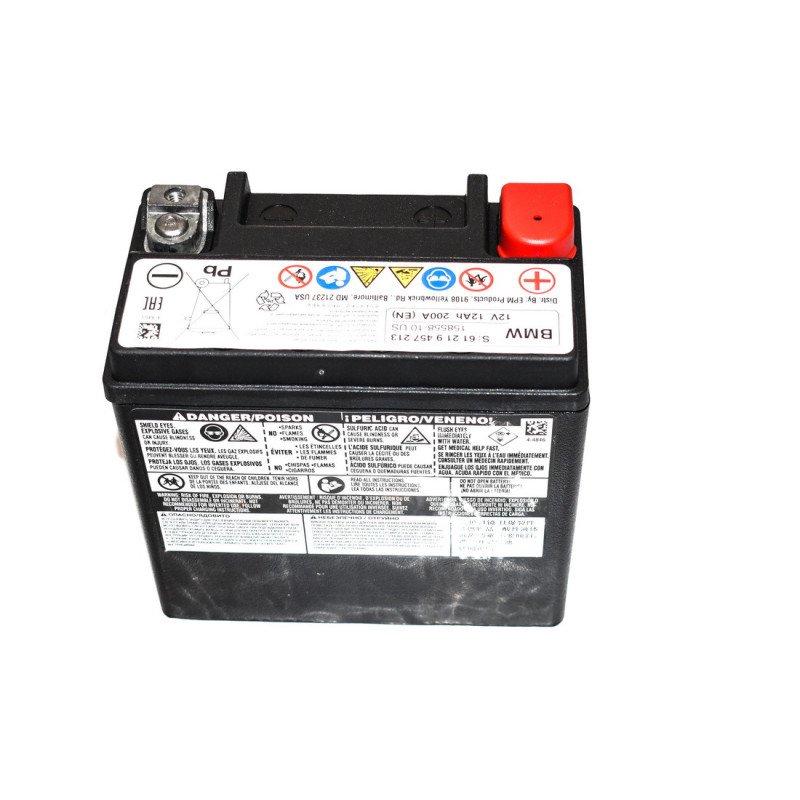 Akumulator AGM BMW K18 K19 K21 K22 K23 K25 K255 K27 K28 K29 K32 K33 K40 K43 K50 K51 K53 K54 K70 K71 - 61218394179