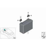 Akumulator AGM BMW I01 i3 i3s - 61219321815