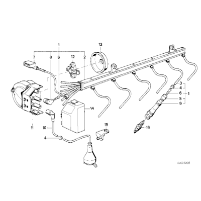 Świeca zapłonowa E31 850CSi S70 - 12129065062
