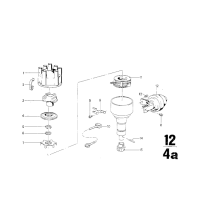 Kopułka aparatu zapłonowego BMW E24 E23 E12 E28 E3 - 12111363422
