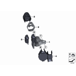 Podstawa pokrywy BMW E65 E66 E81 E84 E87 E88 E90 E91 E92 E93 - 61138387581
