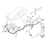 Kabel plus akumulatora BMW E82 MCoupe F06 F07 F10 F11 F12 F13 - 61129217036