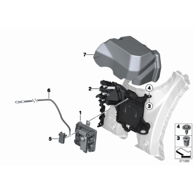 Pokrywa BMW F20 F21 F30 F31 F32 F33 F34 F36 M135 328 335 428 435 - 12528620771