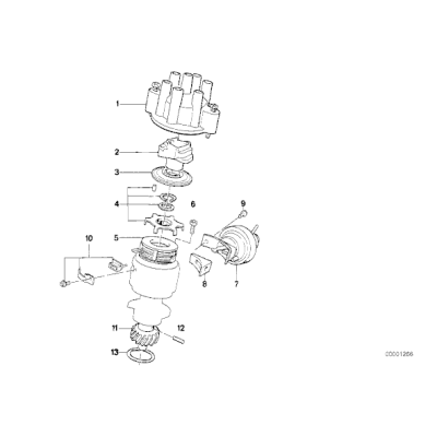 Kopułka BMW E30 E21 E28 M20 320 323 520 - 12111289519