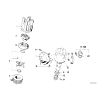 Palec aparatu zapłonowego BMW E21 E28 E30 M10 318 316 518 - 12111710735