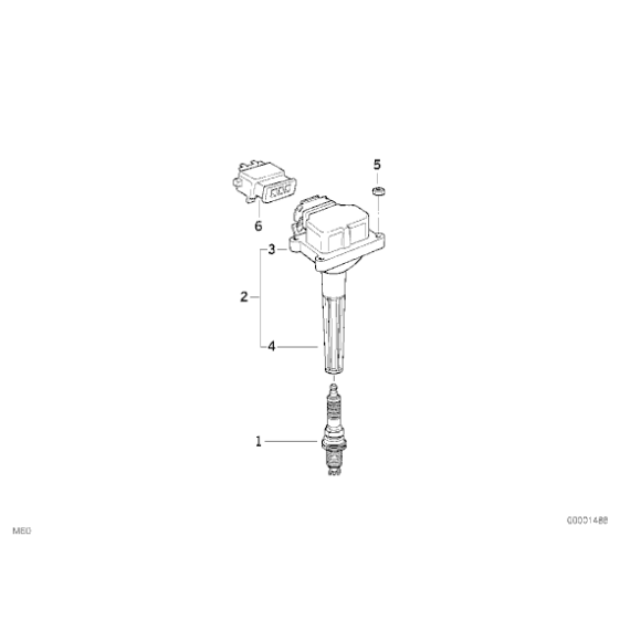 Świeca zapłonowa BMW E31 850i E38 750i V12 M73 - 12129070999
