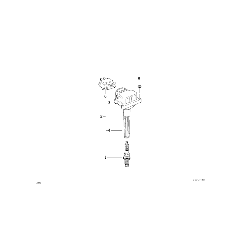 Świeca zapłonowa BMW E31 850i E38 750i V12 M73 - 12129070999