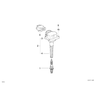 Świeca zapłonowa BMW E31 850i E38 750i V12 M73 - 12129070999