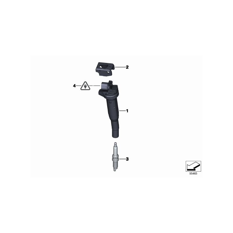 Cewka zapłonowa BMW E46 E60 E90 E65 X5 X3 520 525 530 316 318 330 - 12131712219