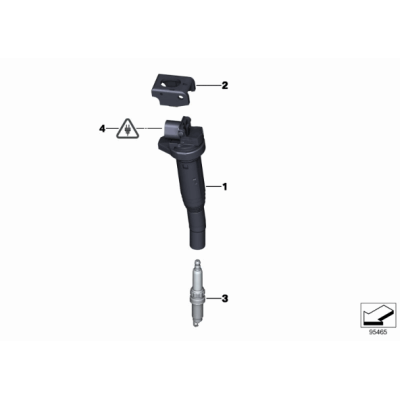 Cewka zapłonowa BMW E46 E60 E90 E65 X5 X3 520 525 530 316 318 330 - 12131712219