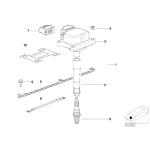 Wtyczka świecy zapłonowej BMW E31 E36 E38 E39 E46 E53 320 323 325 325 330 520 523 525 528 530 540 M3 - 12139067831