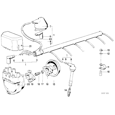 Świeca zapłonowa BMW E24 M6 M635CSi E28 M5 E30 M3 - 12129061882